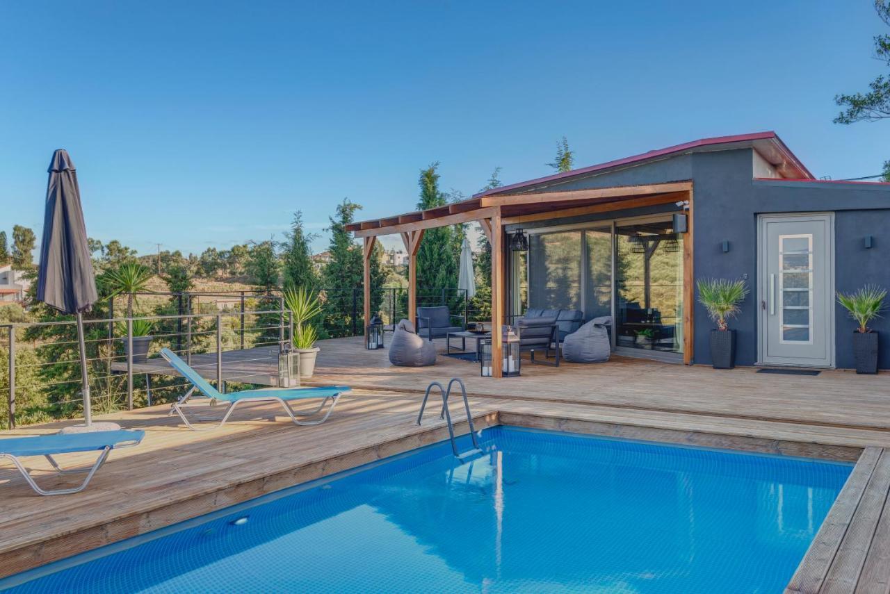 Private Pool Villa Ggki Skepasti 외부 사진