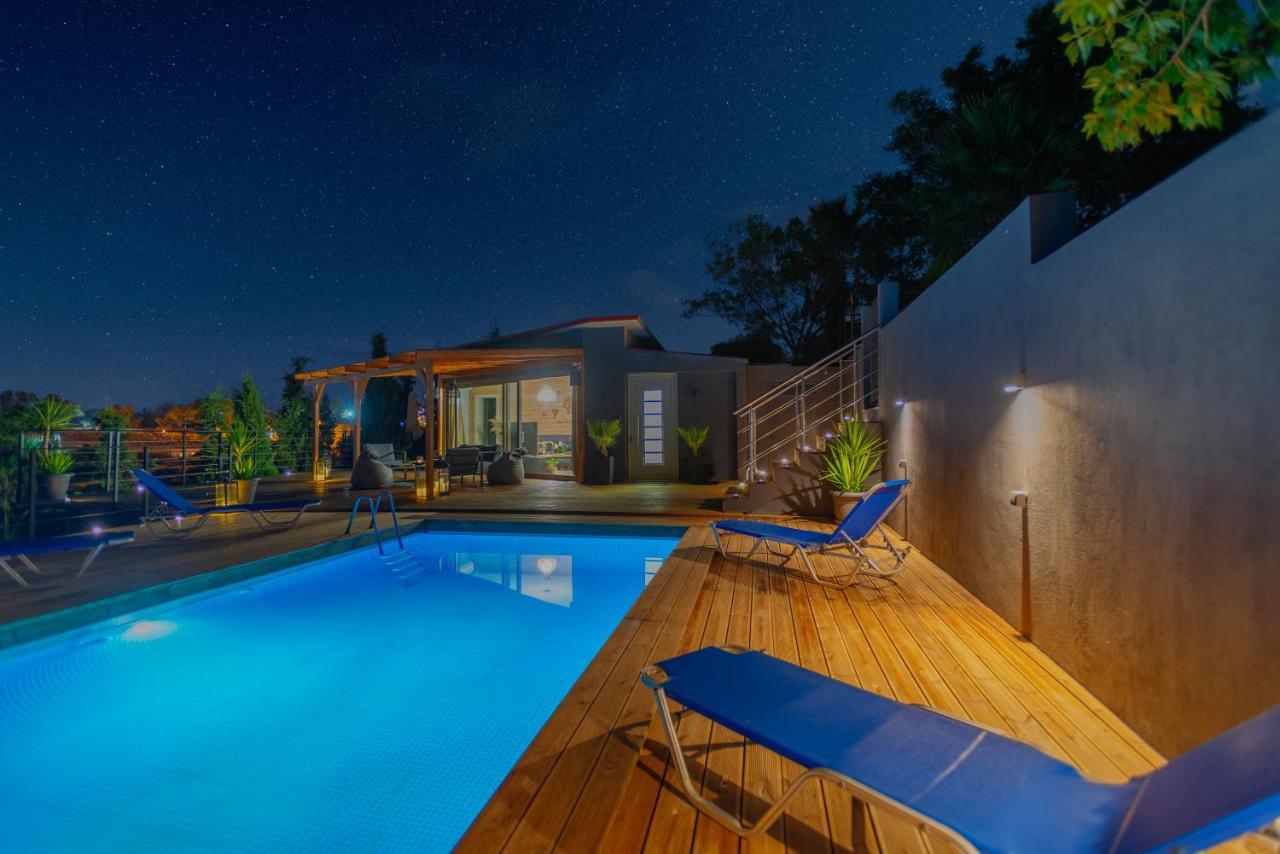 Private Pool Villa Ggki Skepasti 외부 사진