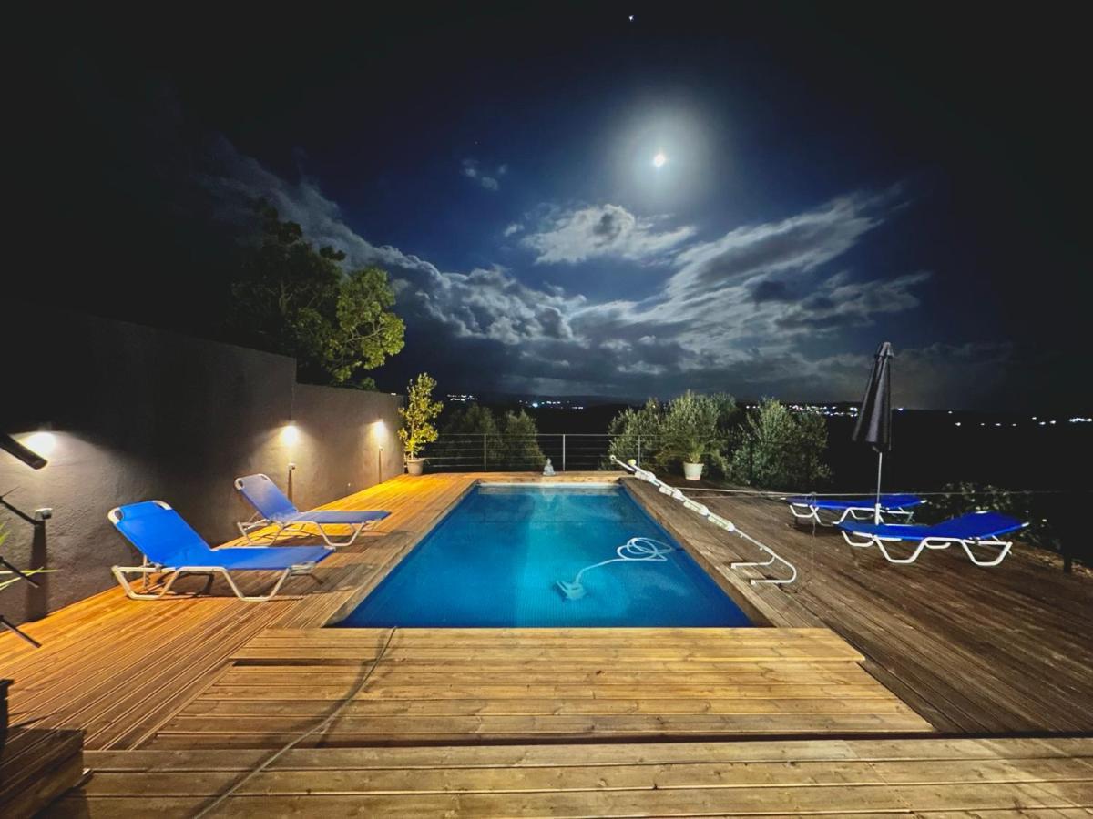Private Pool Villa Ggki Skepasti 외부 사진